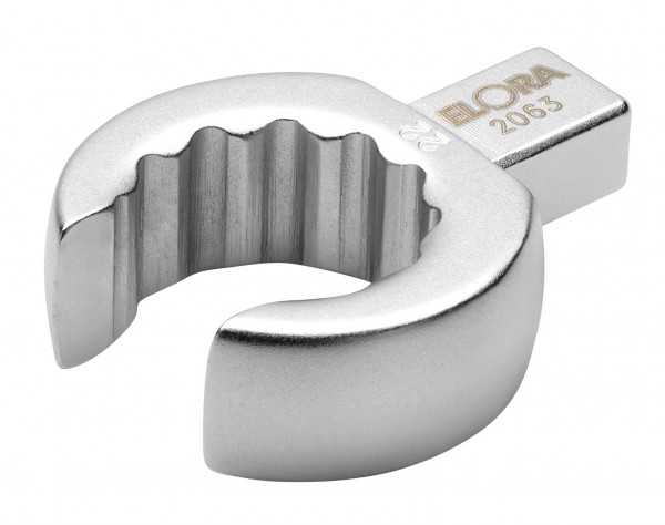 Einsteck-Ringschlüssel, offen, 9x12 mm, ELORA-2063-14 mm