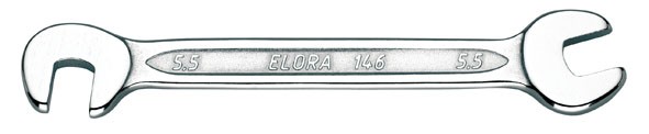 Doppelmaulschlüssel, klein, ELORA-146-7x7 mm