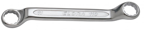 Doppelringschlüssel, extra kurz, ELORA-113A-4x2