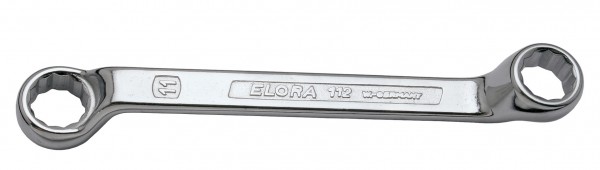 Doppelringschlüssel, kurz, ELORA-112-12x13 mm