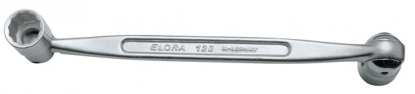 Doppelgelenk-Steckschlüssel, ELORA-123-24x27 mm