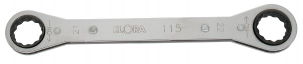 Ratschenringschlüssel, gerade, ELORA-115-8x9 mm