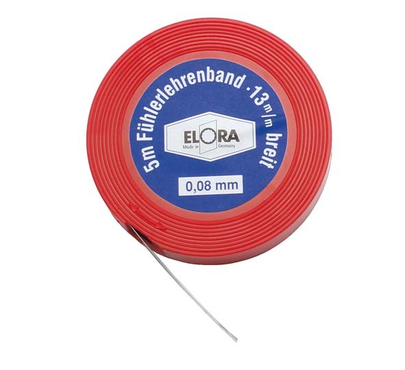 Fühlerlehrenband, Blattstärke 0,08 mm, ELORA 197-08