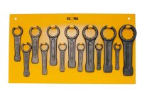 Metalltafel (leer) für Schlagringschlüssel-Satz, 13-teilig 30-80 mml, ELORA-86L