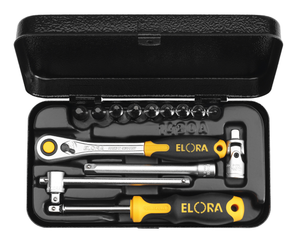 Steckschlüssel-Satz 1/4", Innen-TORX®-Sicherheits-Schrauben, 14-teilig 8-40, ELORA-1430-TTXU