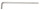 Winkelschraubendreher lang, ELORA-159L-5/16" AF