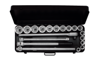 Steckschlüssel-Satz 3/4", sechskant, 20-teilig...