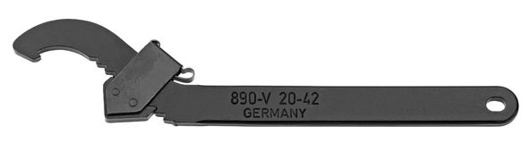 Verstellbarer Hakenschlüssel mit Nase, 45-90 mm ELORA-890-V 45-90