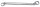 Doppelringschlüssel-Satz, 6-teilig 1/4"-7/8" AF, ELORA-110S 6AFSB