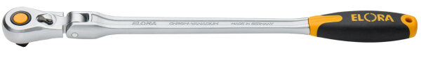 Hebel-Umschaltknarre mit Gelenk 1/2", extra lang, ELORA-770-L115GF