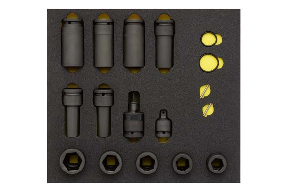 Impact-Kraft-Steckschlüssel-Satz 1/2", 6-kant, 17-teilig, ELORA-OMS-23