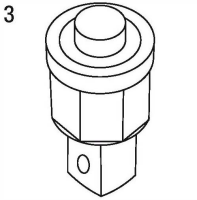 Adapter 1/2" für Ratschenringschlüssel, ELORA-118-4