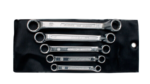 Doppelringschlüssel-Satz, kurz, 3-teilig 3/8"-3/4" AF, ELORA-112S 3AF