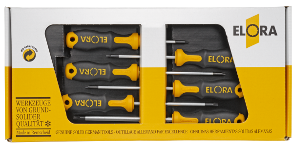 Schraubendreher-Satz, TORX®, 6-teilig, ELORA-761STTX-6K-1