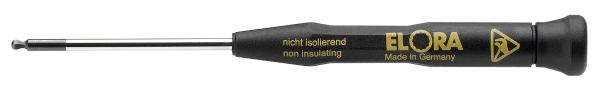 Elektronik Kugelkopf-Schraubendreher ESD, ELORA-625-KU 2,0 ESD
