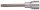Schraubendreher-Einsatz 1/2" lang, B&S-XZN, ELORA-3230-XZNL 8x80