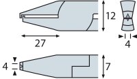 Elektronik Abisolierzange ESD, ELORA-4770-1 E 2K
