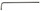 TORX®-Winkelschraubendreher, lang, ELORA-162LTX-10 mm