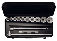 Steckschlüssel-Satz 3/4", sechskant, 13-teilig...