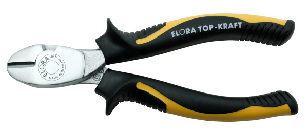 Kraft-Seitenschneider mit 2-K-Griffschutzhüllen, ELORA-490BI-200