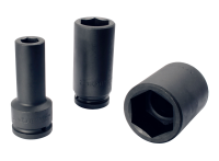 Kraftschraubereinsatz 3/4", extra tief, 6-kant,...