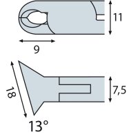 Elektronik Schrägschneider ESD mit feiner Wate, ELORA-4590-F E 2K