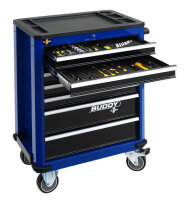Werkzeugwagen Buddy, blau, leer, ELORA-1210-L7B