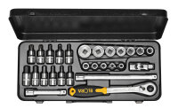 Steckschlüssel-Satz 1/2", 6-kant+in+TORX®,...