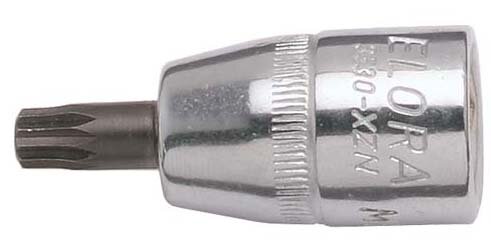 Schraubendreher-Einsatz 3/8", für Innenvielzahnschrauben,ELORA-3530-XZN 10