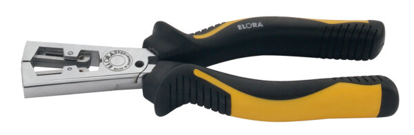 Abisolierzange mit 2K-Griffschutzhüllen, ELORA-494S-0,5BI