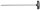 TORX®-Winkelschraubendreher mit Quergriff, extra lang, ELORA-762TX-20/300
