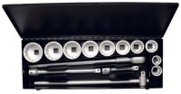 Steckschlüssel-Satz 1", zwölfkant, 14-teilig 1.7/16"-3.1/8", ELORA-780-10A
