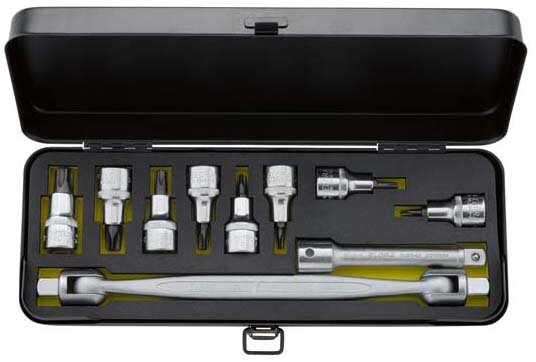 Doppelgelenk-Steckschlüssel-Satz 1/2", TORX®, 10-teilig 25-60 mm, ELORA-124-TX