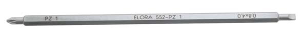 Schraubendreherklinge Variant, Schlitz und Pozidriv, ELORA-552-PZ 1