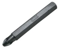 Schraubendreherbit 1/4", Pozidriv, ELORA-3021-PZ 2x50