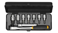 Steckschlüssel-Satz 1/2", XZN, 9-teilig M5-M16,...