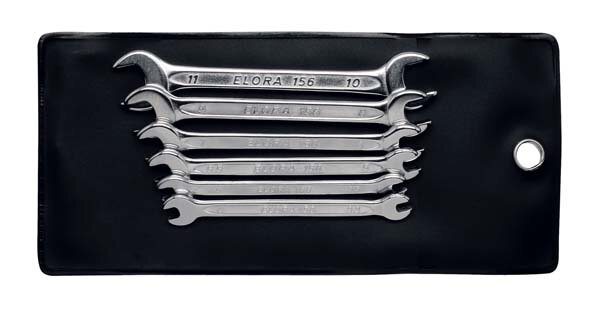 Mini-Doppelmaulschlüssel-Satz, 6-teilig 1/8"-3/8" AF, ELORA-156S6AF