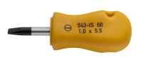 Schchraubendreher, kurze Form, Schlitz 1,2x6,5, ELORA-543-IS 80