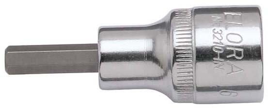 Schraubendreher-Einsatz 1/2", Innen-Sechskant, ELORA-3210-IN 12