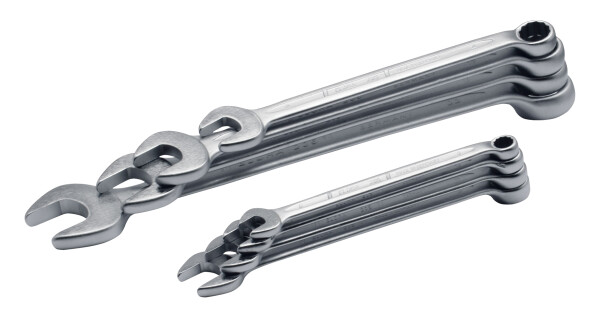 Ringmaulschlüssel-Satz DIN 3113, Form B, 11-teilig 1/8"-3/4" WW, ELORA-205S 11W