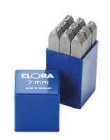 Schlagziffern-Satz, 9-teilig, ELORA-400Z-7 mm