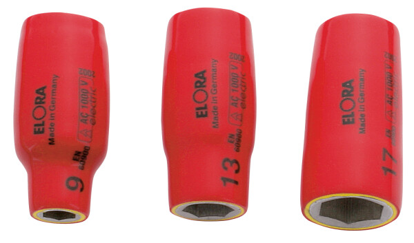 VDE-Sechskant-Steckschlüssel-Einsatz 1/2", ELORA-971-24 mm