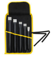 Meisselsatz in einer Kunststoff-Rolltasche, 5-teilig, ELORA-260-S5