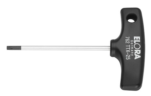 Tamper-TORX®-Schraubendreher mit Quergriff, ELORA-762TTX-30 mm