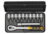 Steckschlüssel-Satz 3/8", TORX®, 12-teilig 9-50 mm, ELORA-870-TXU