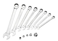 Satz-Maulschlüssel mit Ringratschen, 8-teilig, ELORA...